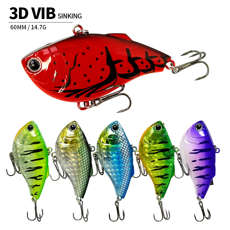 Fishing Lure Jerkbait - 60mm 14.7g 싱킹 VIB 낚시 루어