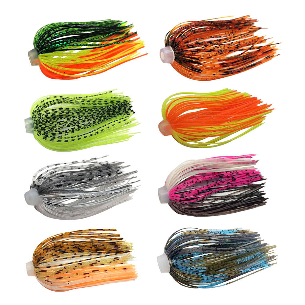 Fishing Lure Spinnerbait - 5 개/몫 88 가닥 64mm 실리콘