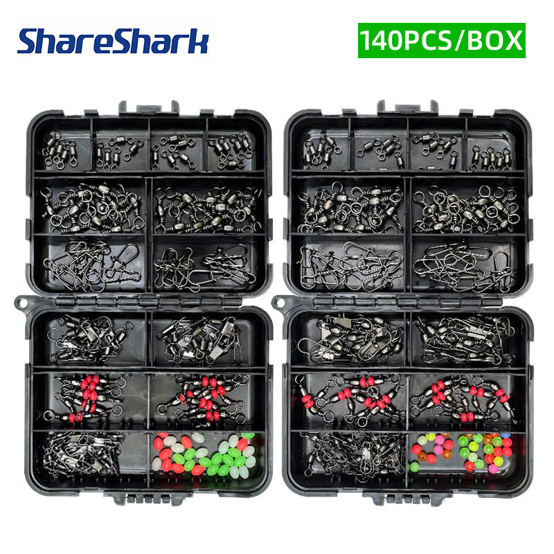 Fishing Lure Box - ShareShark 140종 낚시 액세서리 세트, 루어