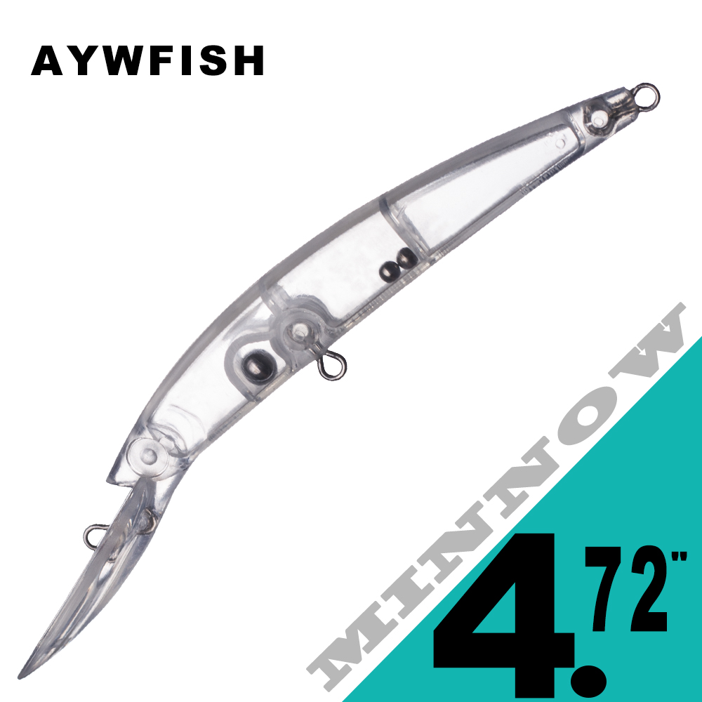 Fishing Lure Jerkbait - AYWFISH 15PCS 미노우 인공 하드 미끼