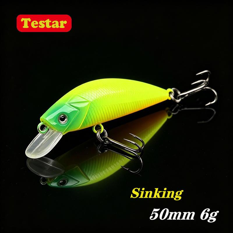 Fishing Lure Jerkbait - 테스타 50mm 6g 싱킹 미노우 베이트