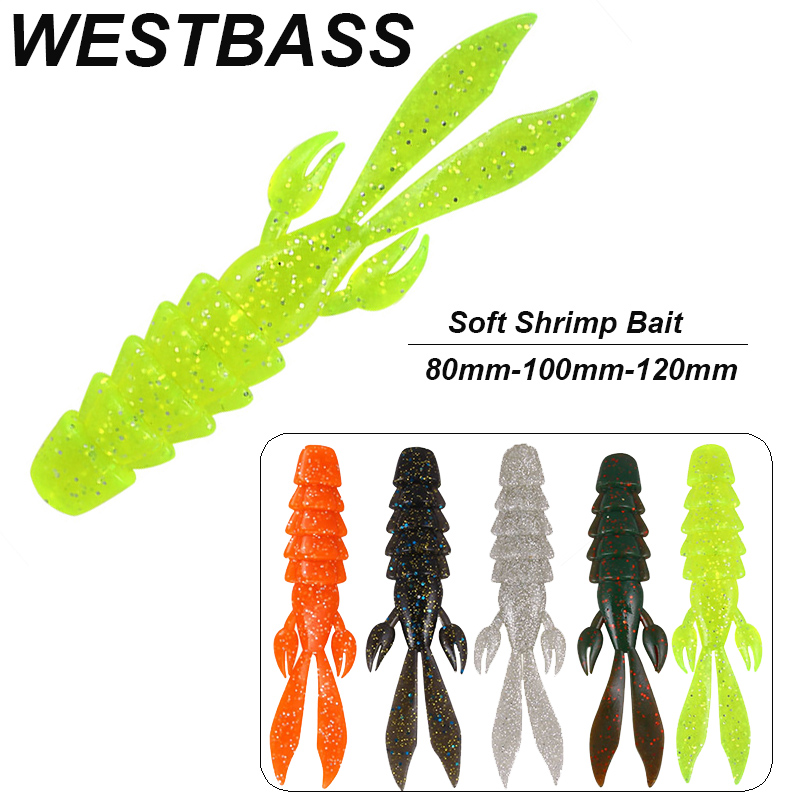 Fishing Lure Swimbait - WESTBASS 크레이지 플래퍼 낚시 미끼, 부드러운