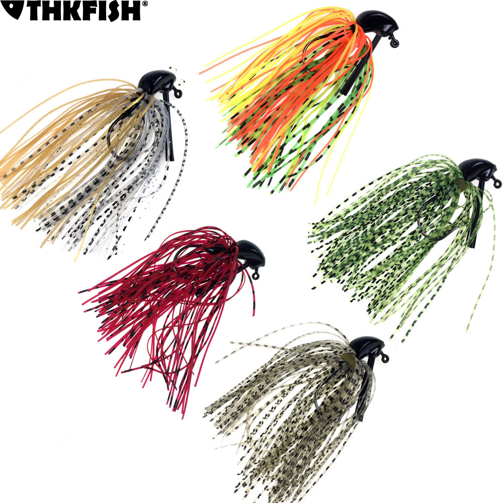Fishing Lure Buzzbait - THKFISH 5pcs 지그 낚시 미끼 와이어