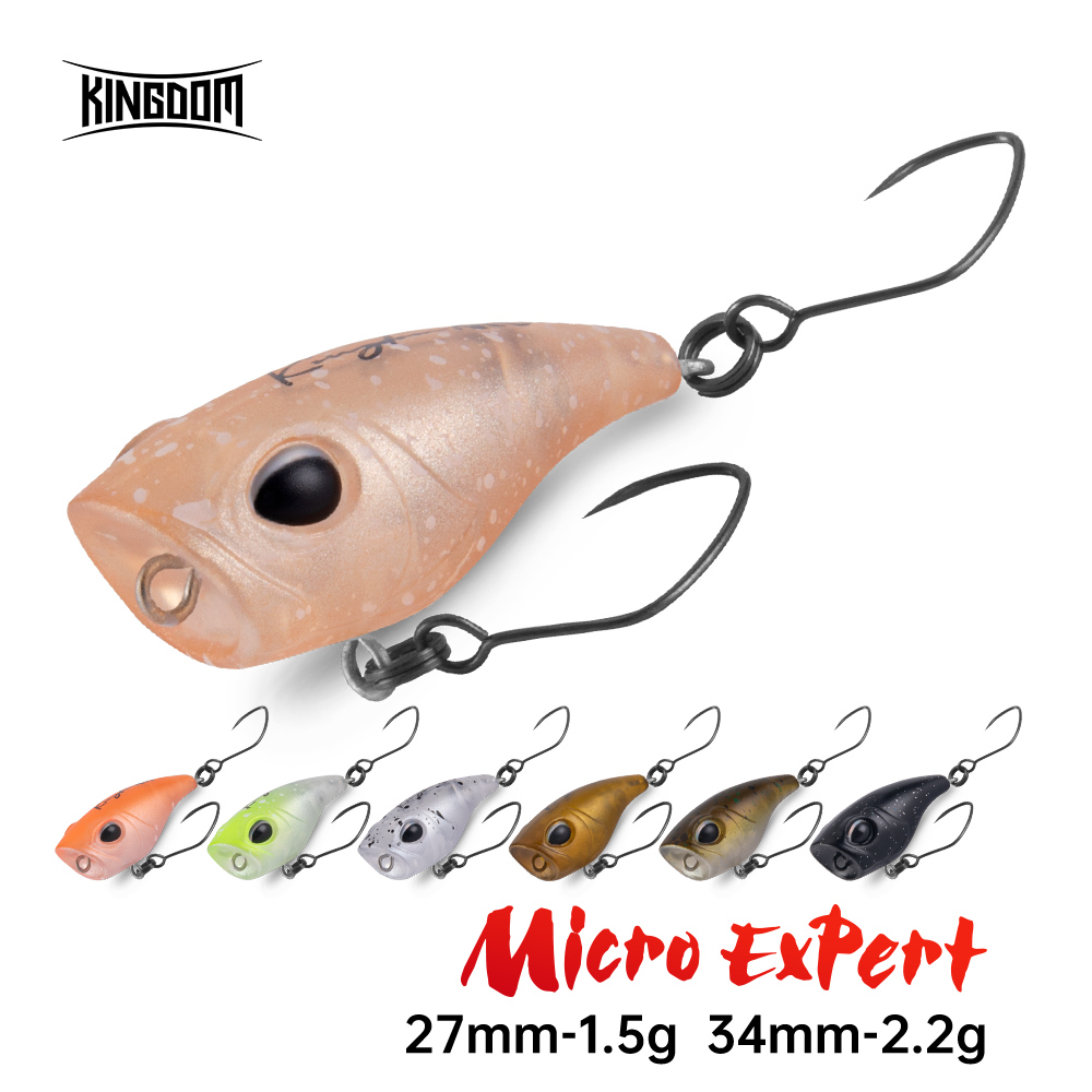 킹덤 마이크로 전문가 탑워터 포퍼 1.5g 2.2g 2 - Fishing Lure Popper 리뷰 및 가격