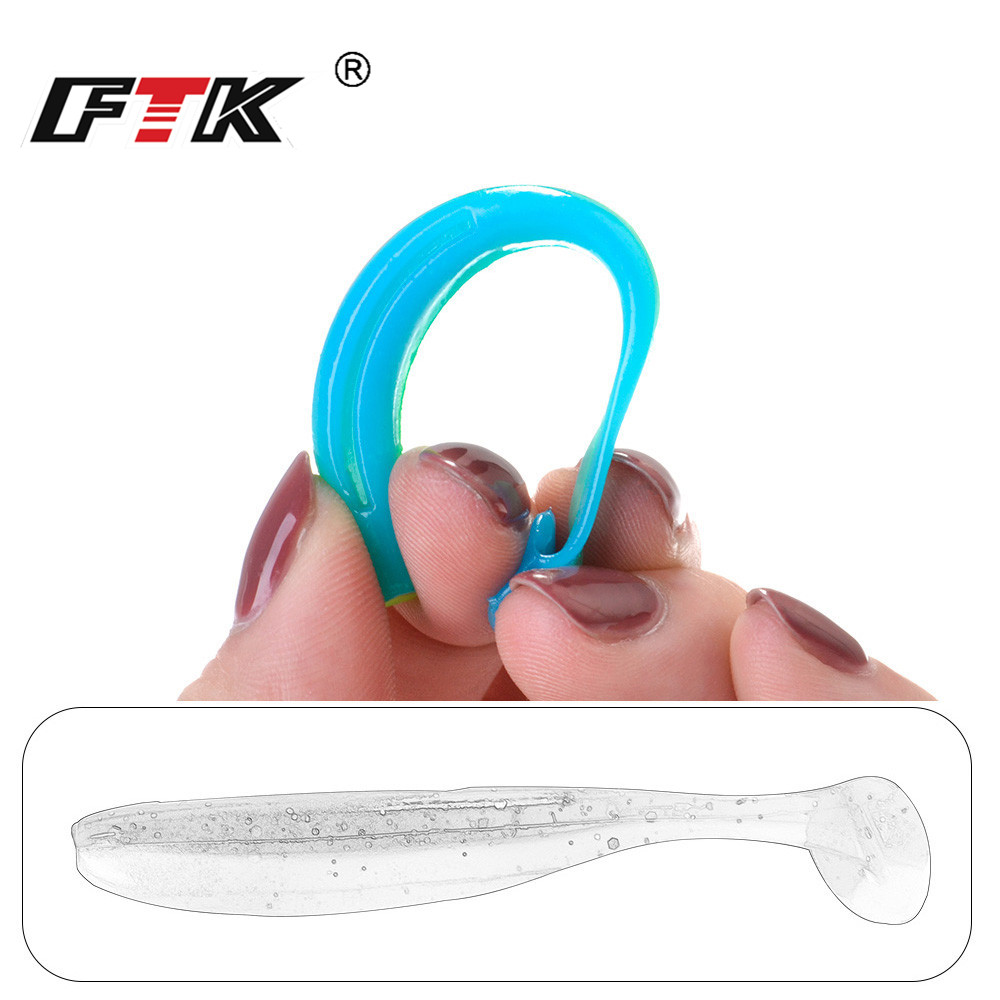FTK 8-20개 소프트 낚시 루어 T 테일 50mm  - Fishing Lure Swimbait 리뷰 및 가격