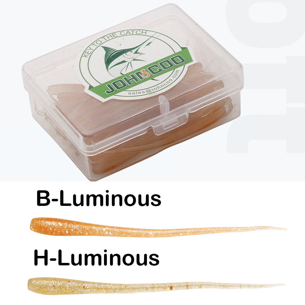 JOHNCOO 50 개/상자 소프트 웜 락 피쉬 루어  - Fishing Lure Soft Plastic 리뷰 및 가격