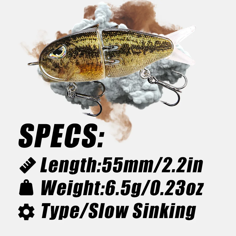 B&U 느린 싱킹 낚시 미끼 55mm JERKBAIT  - Fishing Lure Jerkbait 리뷰 및 가격