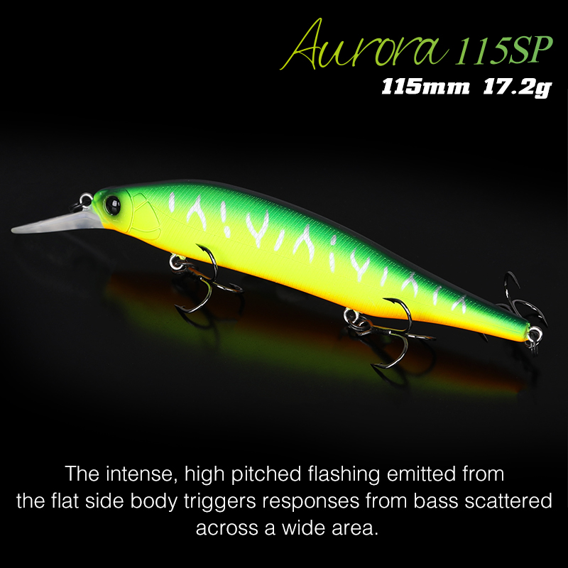 TSURINOYA 115mm 17.2g 서스펜딩 미노우 - Fishing Lure Jerkbait 리뷰 및 가격
