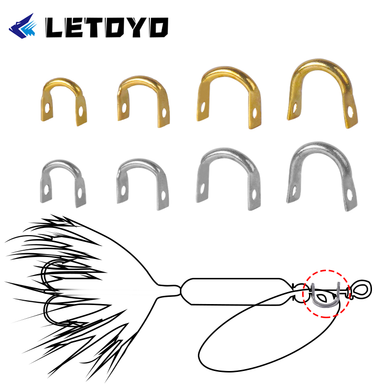 LETOYO 100pcs 접힌 Clevises 숟가락  - Fishing Lure Spinnerbait 리뷰 및 가격