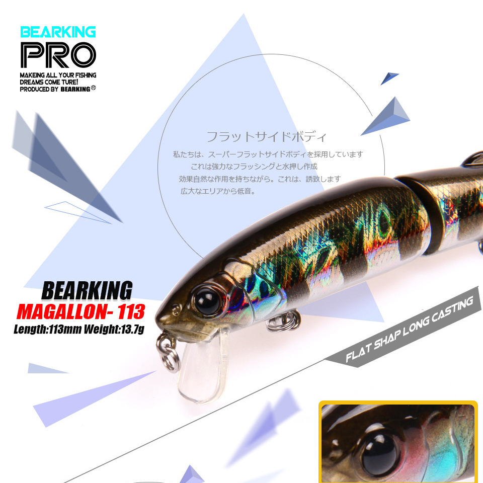 베어킹 하드 낚시 루어 크랭크 미끼, 호수 강 낚시 워 - Fishing Lure Crankbait 리뷰 및 가격