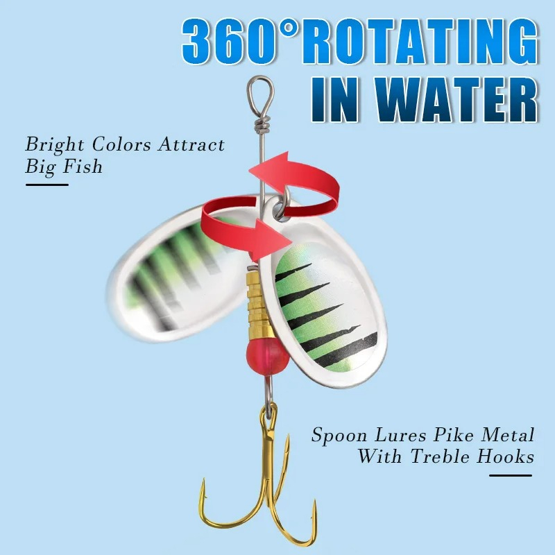 최신 금속 스푼 스피너 낚시 미끼 10pcs 세트 Sp - Fishing Lure Crankbait 리뷰 및 가격