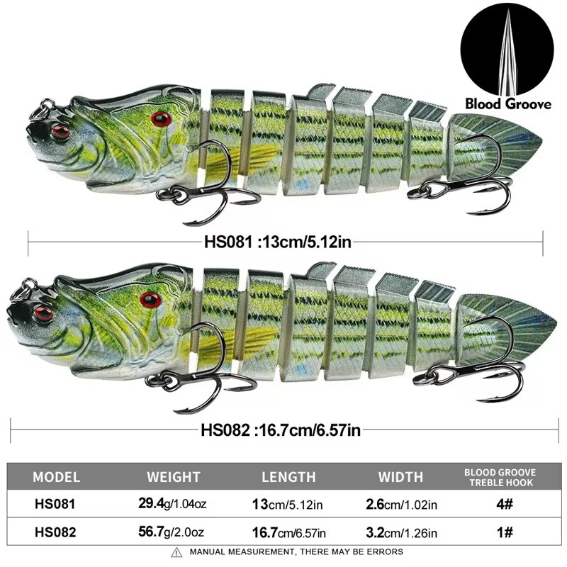 8-조인트 리얼리스틱 루어 8-섹션 로치 소프트 플라스 - Fishing Lure Popper 리뷰 및 가격