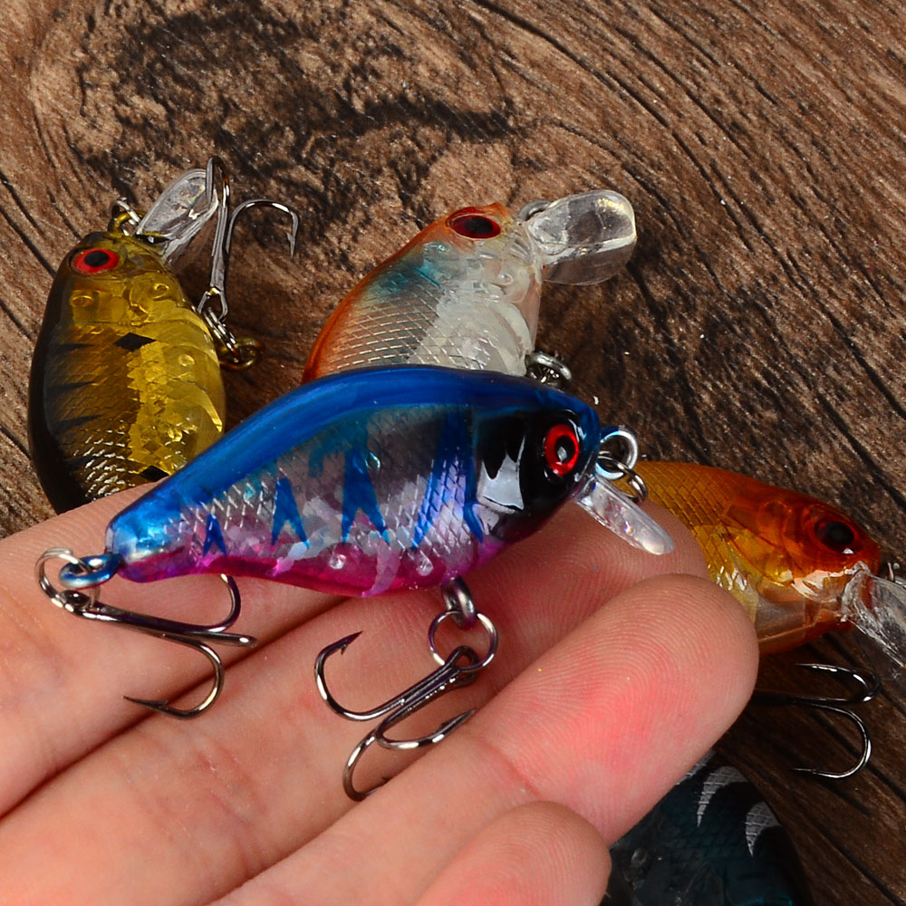 5개입 플로팅 크랭크베이트 미끼 낚시 루어 워블러 크랭 - Fishing Lure Jerkbait 리뷰 및 가격