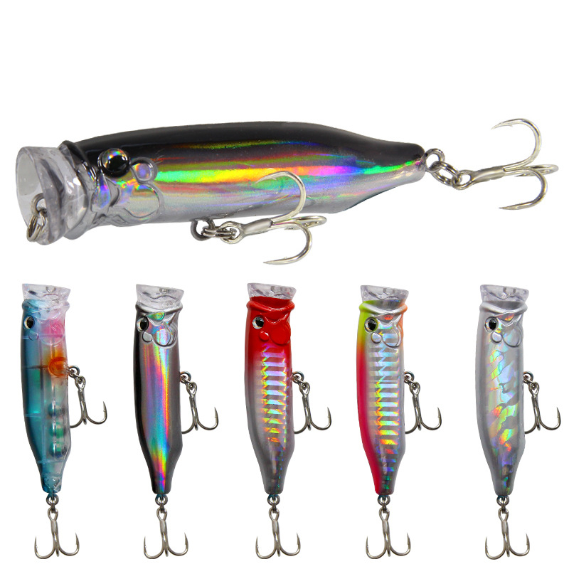 5Pcs 탑워터 포퍼 낚시 미끼 7cm 9.4g 퍼치  - Fishing Lure Popper 리뷰 및 가격