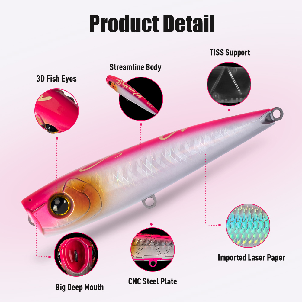 YOOFISH GT 낚시 미끼 Topwater Popp - Fishing Lure Buzzbait 리뷰 및 가격