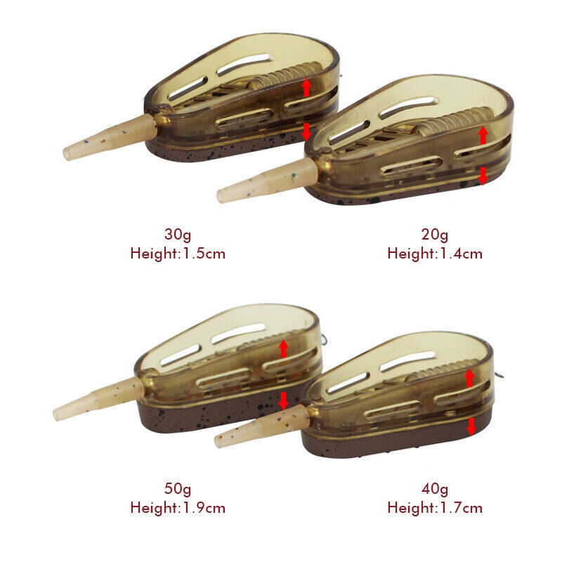 5Pcs 낚시에 대 한 피더 내장 인라인 잉어 낚시 피 - Fishing Lure Kit 리뷰 및 가격
