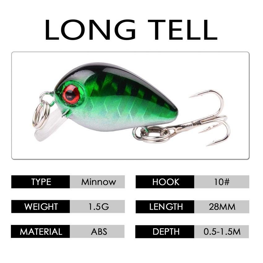크레이지 워블러 미니 탑워터 크랭크베이트, 인공 일본  - Fishing Lure Crankbait 리뷰 및 가격